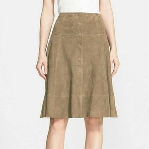Genuine Suede Leather Skirt SZ XS